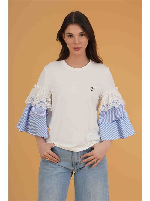Maglia in cotone Il The' Delle 5 | SAMY 71BIANCO